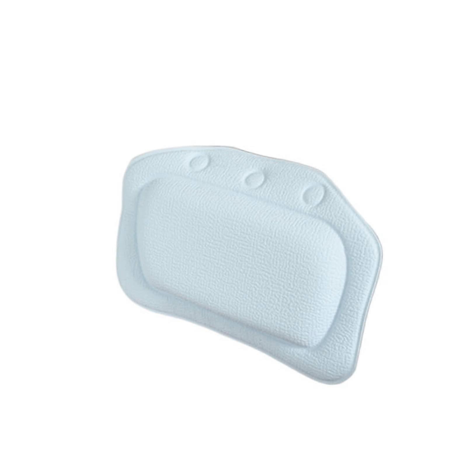 Bathtub Pillow with Ergonomic Neck and Back Support and SlipResistant Surface for SPA Soaking