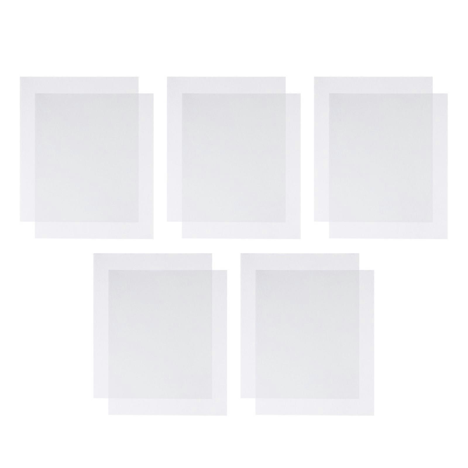 Heat Shrink Sheet Transparent Material for DIY Handicraft Making 10Pcs Set