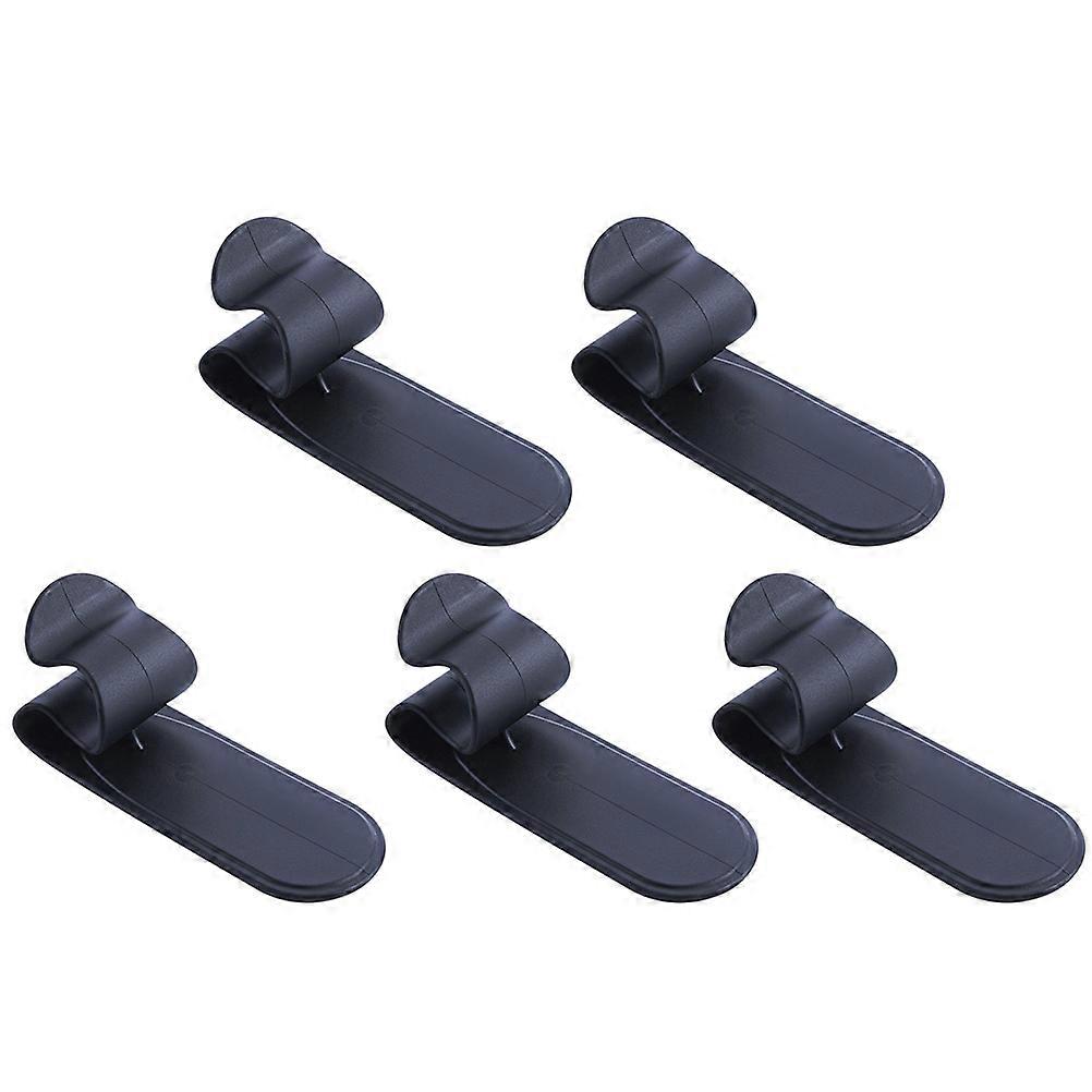 Wall Hanging Hook Black Umbrella Organizer for Storage 5Pcs Pack