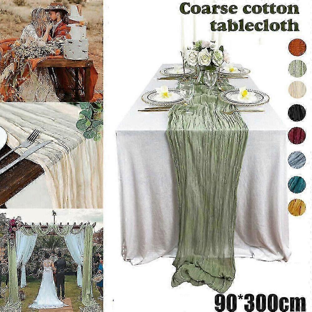 Gauze Wedding Cheesecloth Table Runner,Wedding Table Decor,Styling Rustic Runner 26s