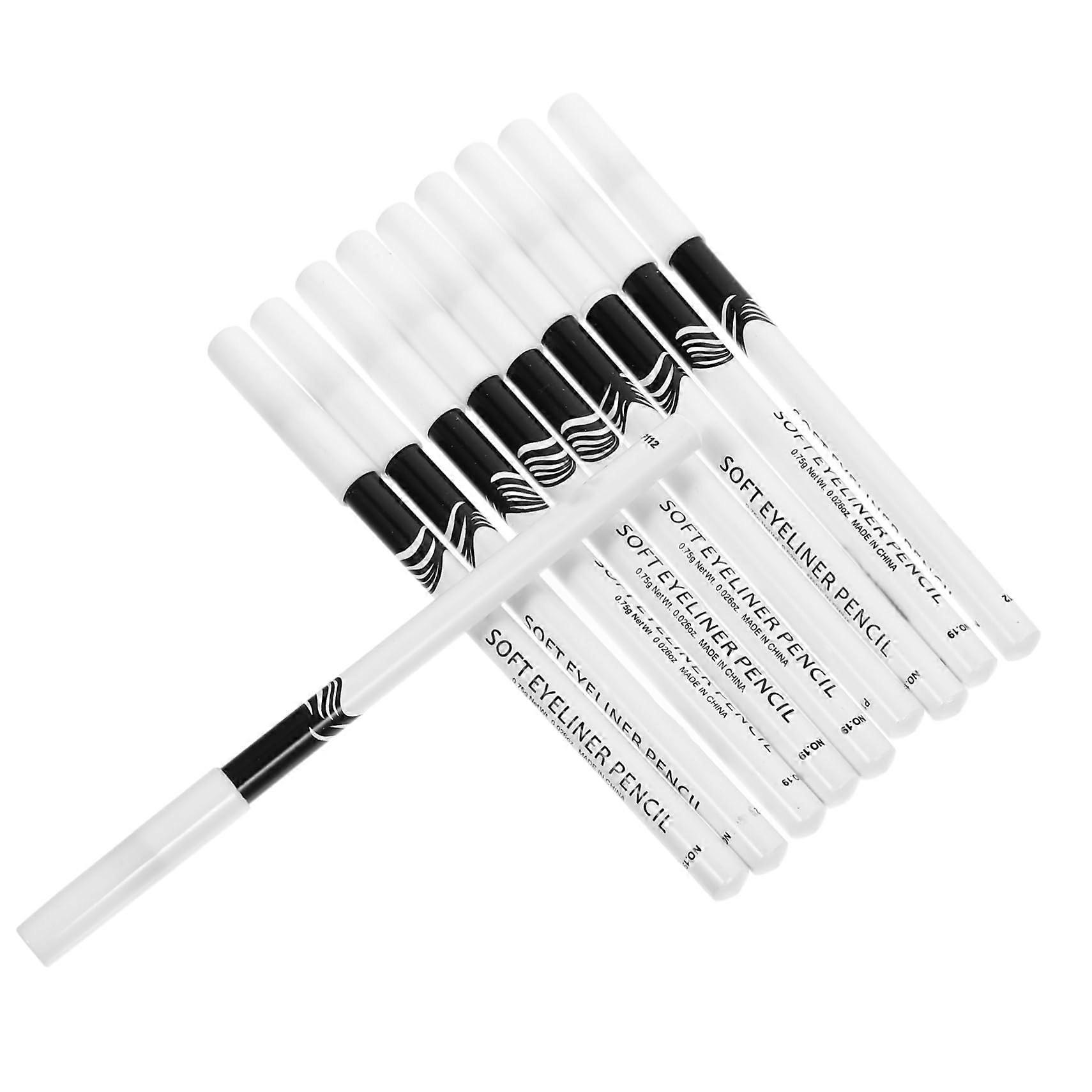 Waterproof Smudge Proof White and Black Eyeliner Pencil Set for Precise LongLasting Eye Makeup