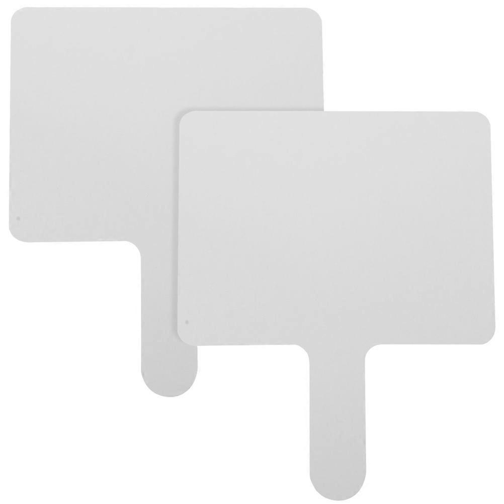 Answer Board Student Dry Erase Paddles for Classroom Use 2Pcs White