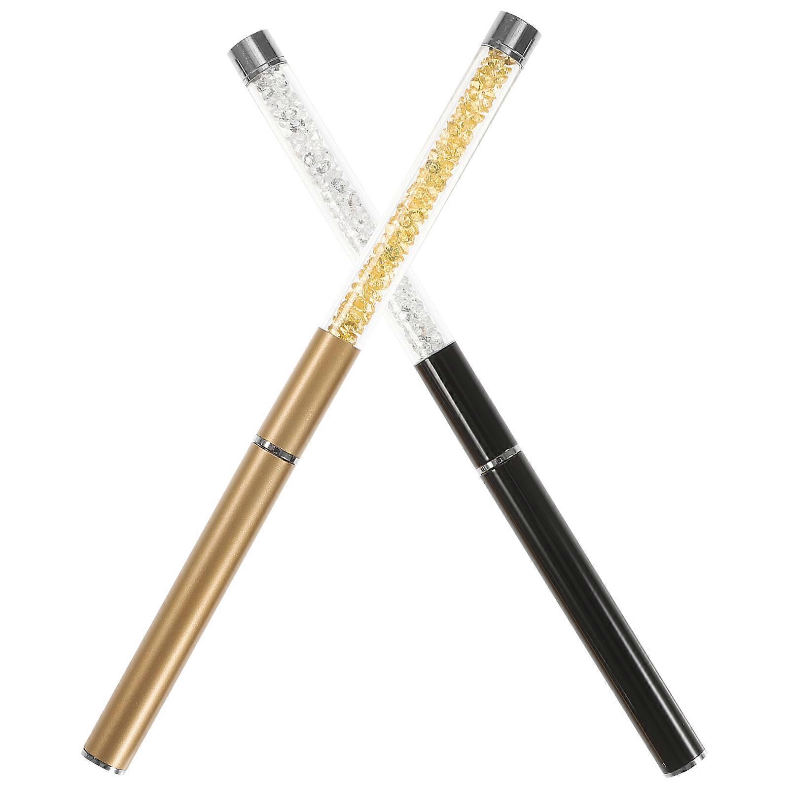 Eyelash Brush 2Pcs for Eyelash Extensions with Assorted Color Fibers