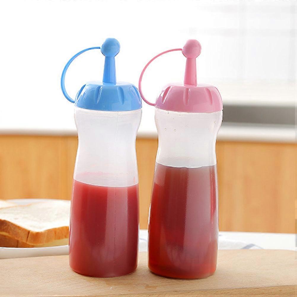 Condiment Dispenser 2Pcs for Sauce Storage Reusable Squeeze Bottle