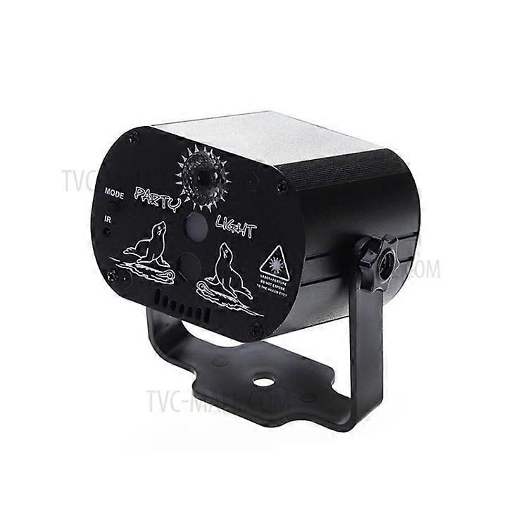 USB Laser Projector LED Disco Light 60 Patterns Party Sound Light Remote