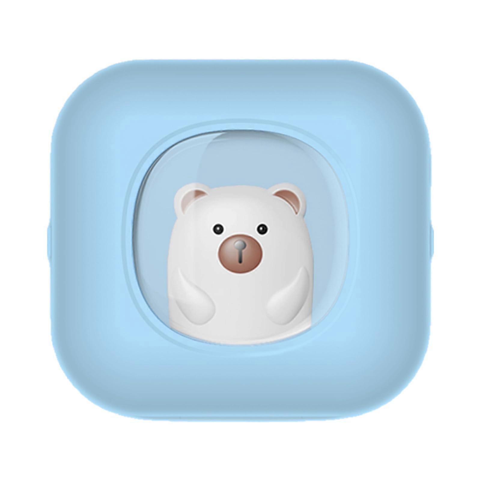 Portable Photo Printer Wireless Pocket Thermal Printer for Smartphone Labels Scrapbooking Blue