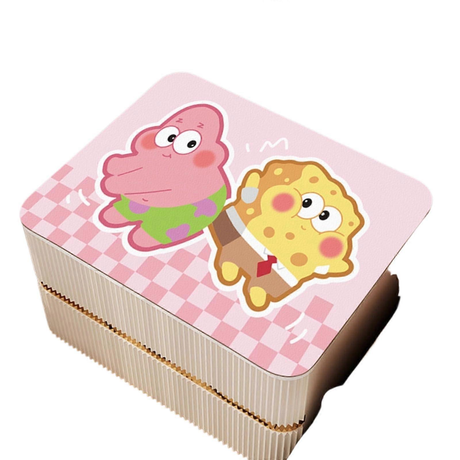 Leather Desk Pad 40x60cm with Cute Cartoon Pattern, Heat Resistant and Waterproof Bedside Table Protector