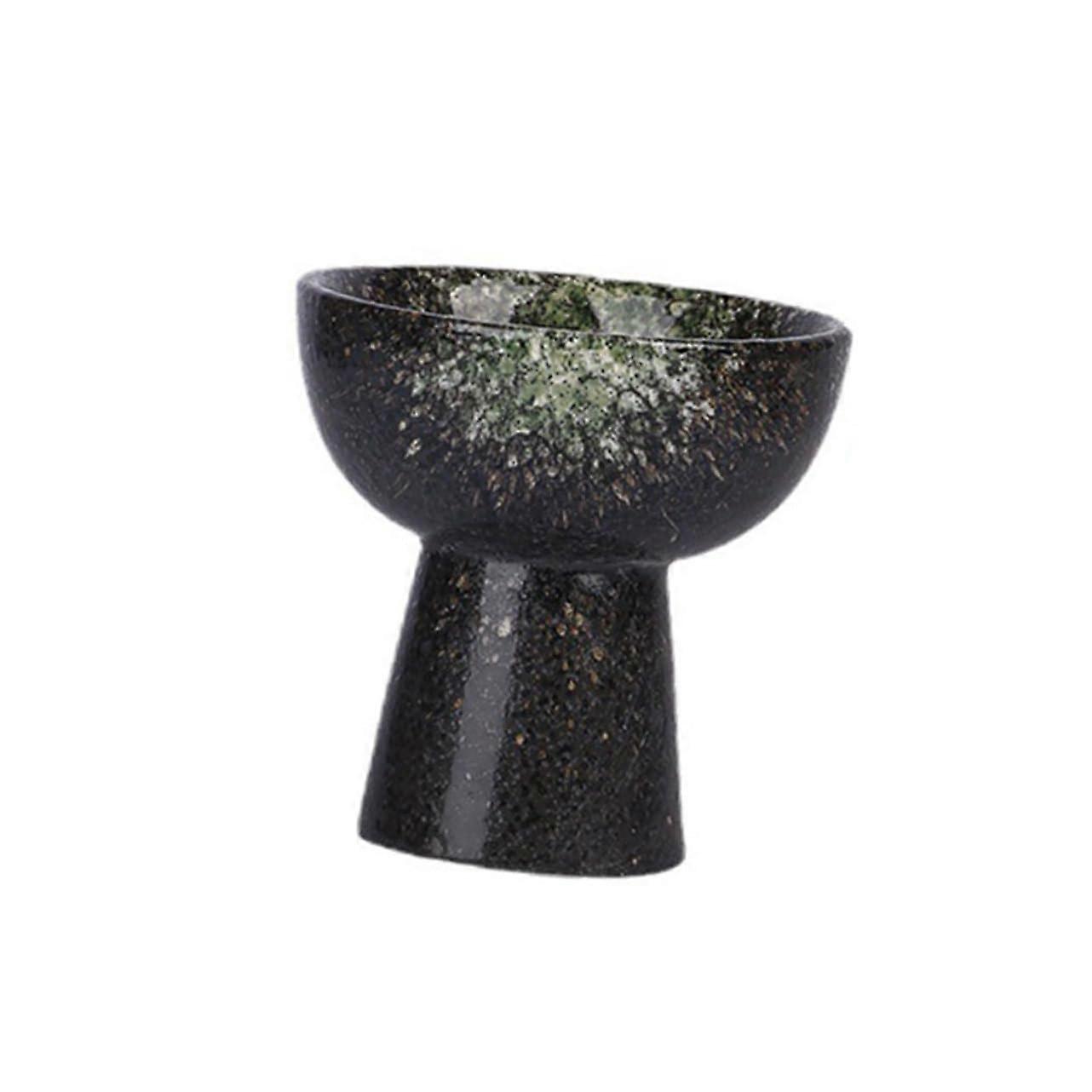 Ceramic Ice Cream Bowl with Unique Japanese Style Pattern,  Base Dessert Serving Cup