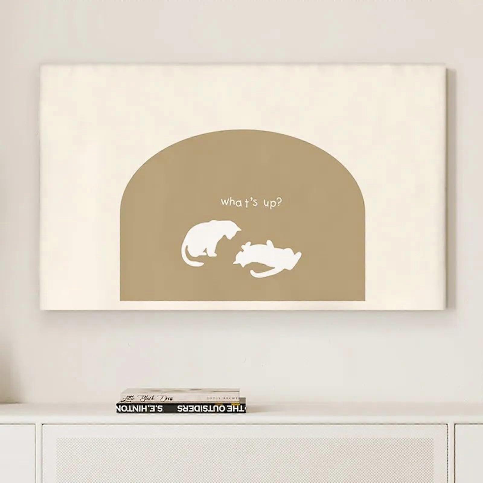 TV Cover for 3285 Inch Flat Screen, Dustproof Splashproof Protector with Decorative Painting Pattern