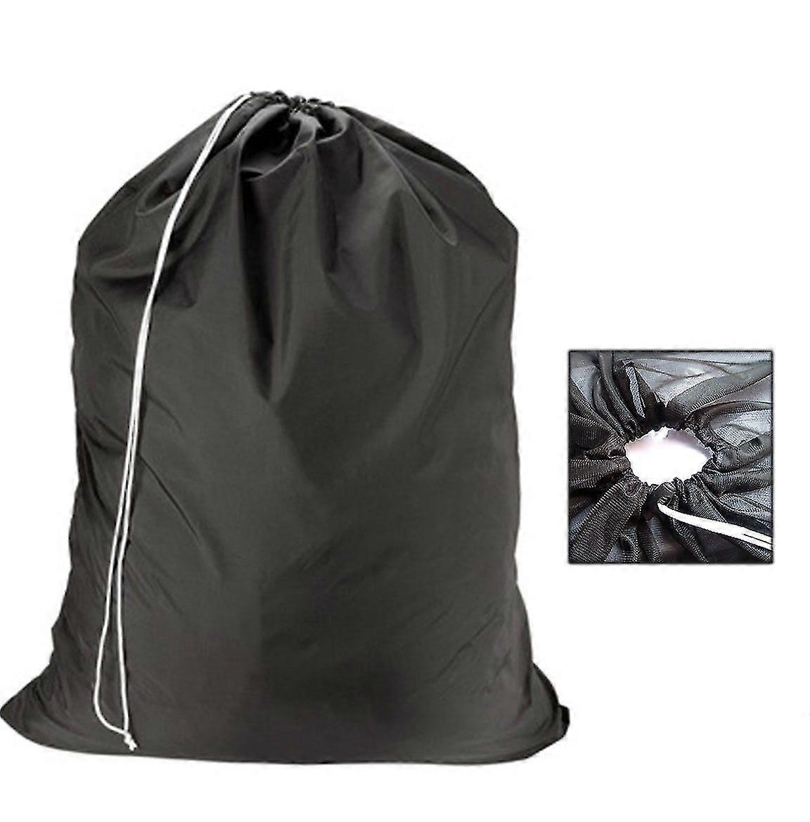 Large Size Solid Color Drawstring Laundry Bag