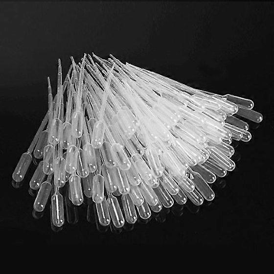 100PCS Graduated Pipettes Dropper Polyethylene (1ml)