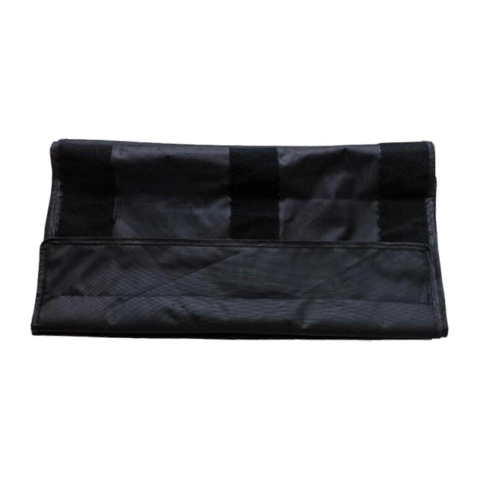 Heavy Duty Cargo Tie Down Strap Black, Adjustable Pallet Strap with Hook and Loop Fastener 70x460cm