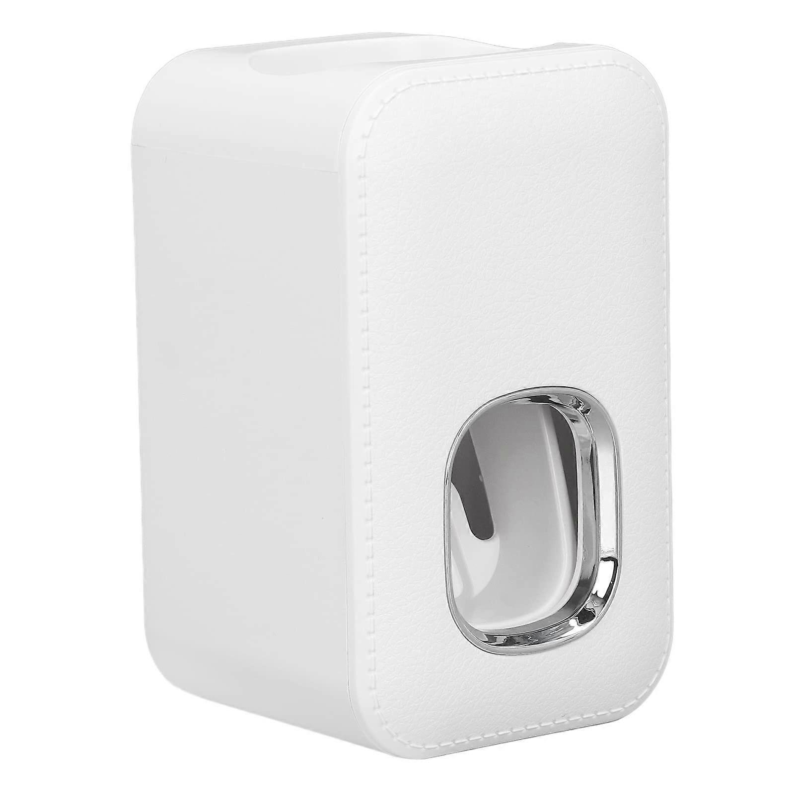 Automatic Toothpaste Dispenser with Builtin Squeezer Wall Mounted for Bathroom and Hotel Use