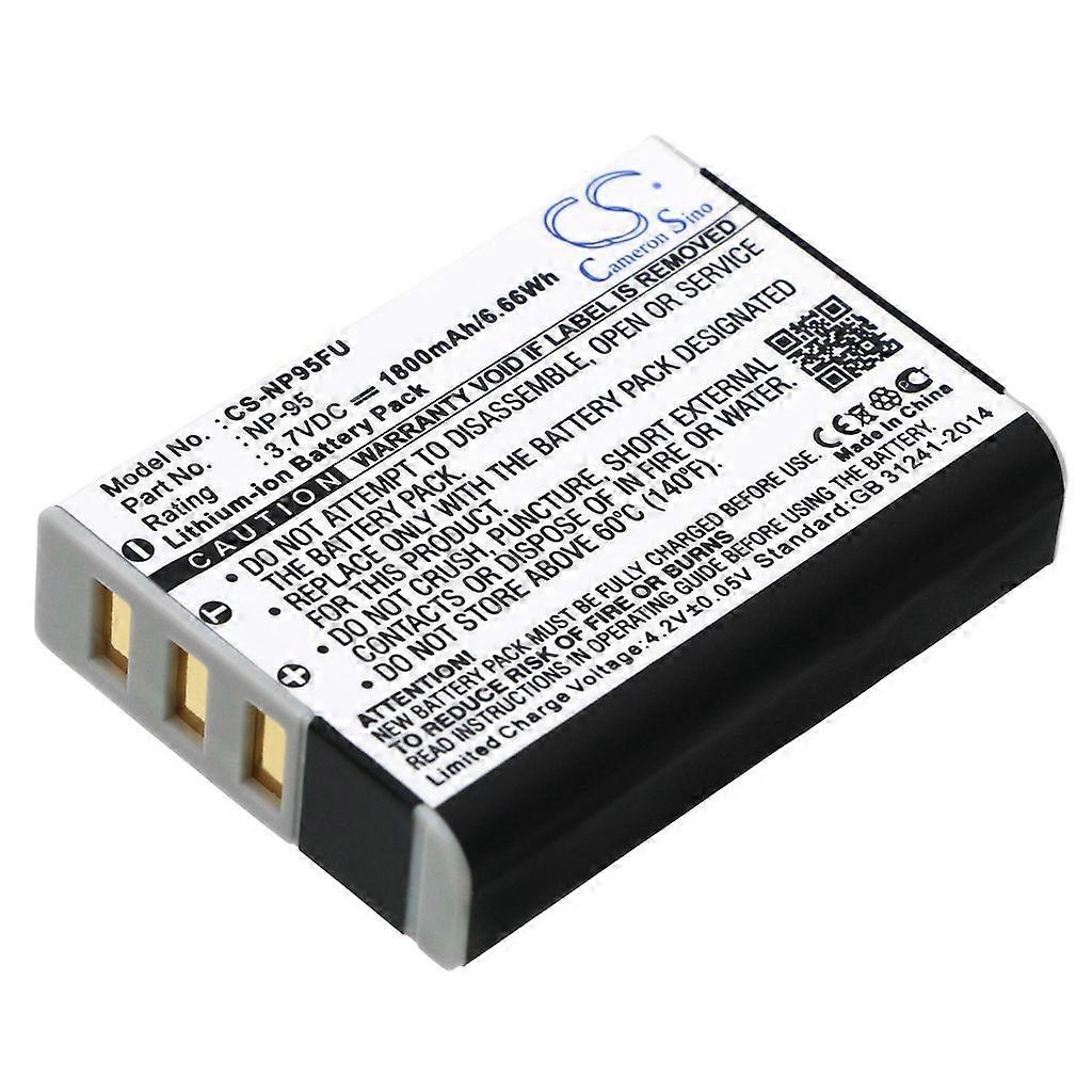 Batteri for NP-95 erstatningsbatteri