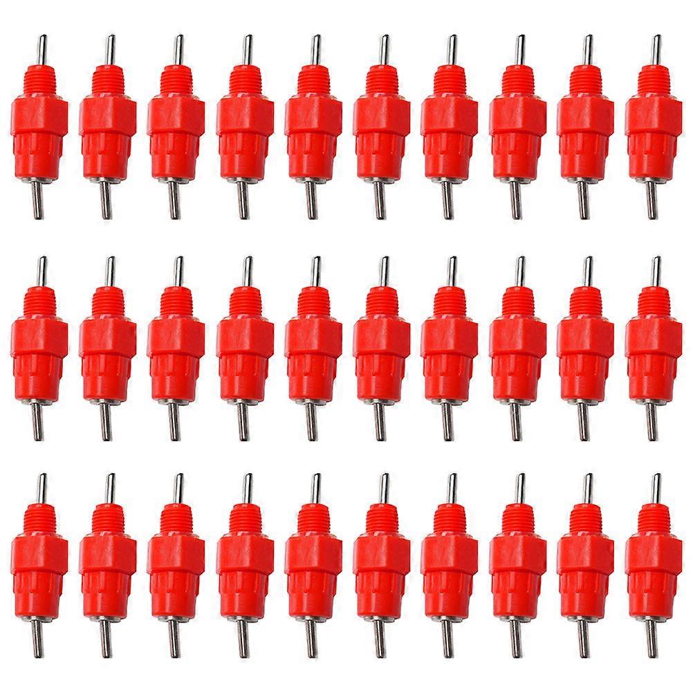 Water Drinker Automatic Practical Waterer with 30Pcs Nipples Set