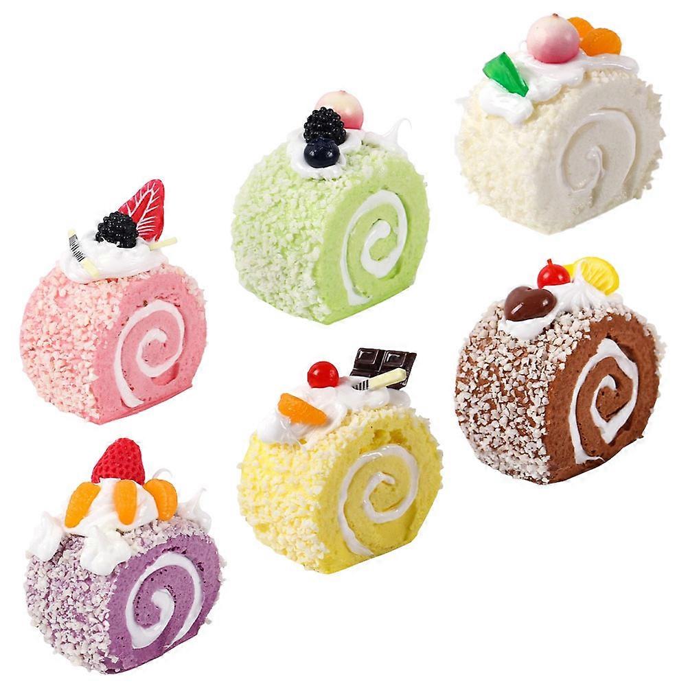 Artificial Dessert Cake Simulation Model for Decor 24Pcs Assorted Color