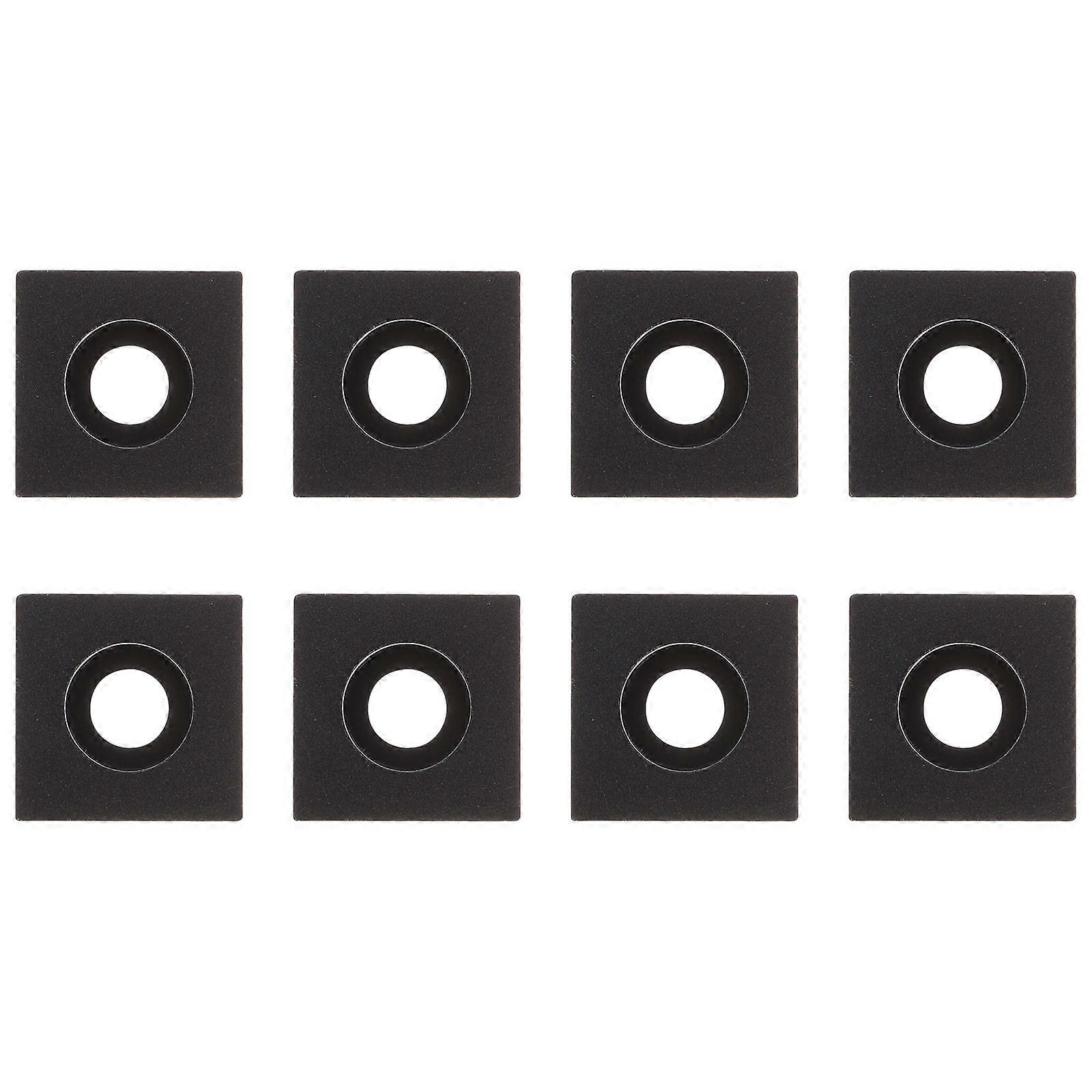 Angle Brackets Aluminum Extrusion Accessories for Fixing Use 8Pcs Set