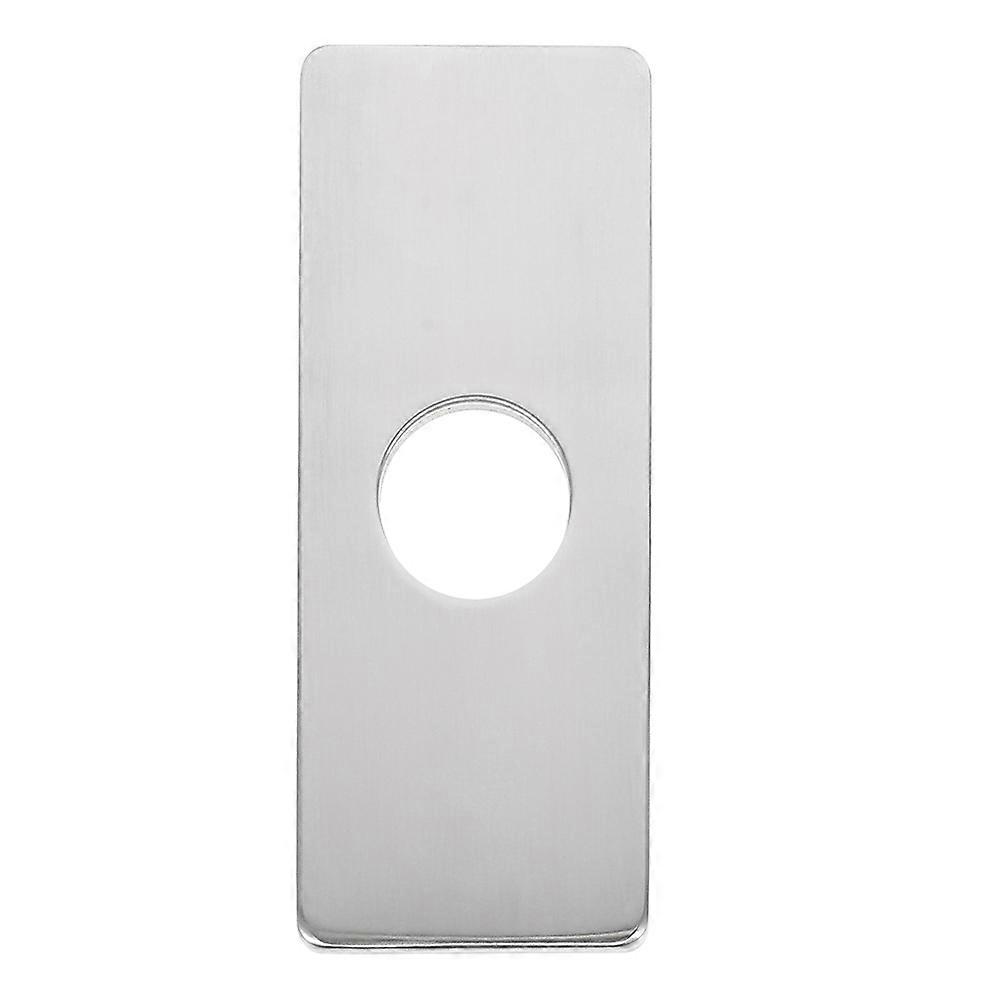 Practical Silver Stainless Steel Faucet Hole Plate for Kitchen Use