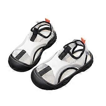 Kinderwaterschoenen voor jongens en meisjes, blotevoetensokken voor zwemmen, surfen, zwembad, strand en sport. Lichtgewicht, ademende sandalen, zwart, maat 4-4,5 jaar.