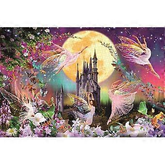 1000 Piece Wooden Jigsaw Puzzle for Adults Flying Fairy Fantasy Wall Art Durable Pieces Family Gift