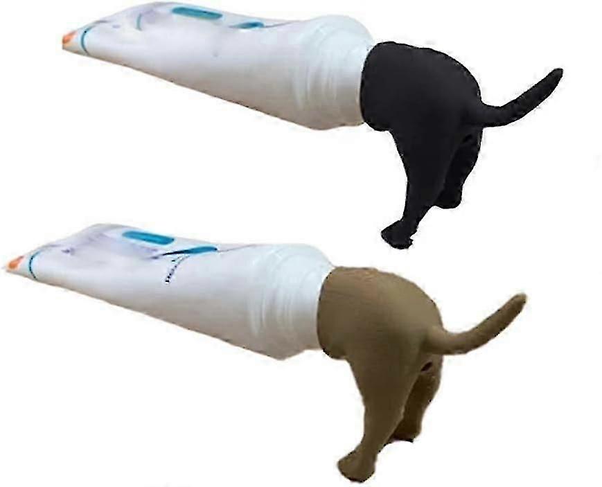 Pooping Dog Butt Toothpaste Topper, Toothpaste Topper, Toothpaste Cap, Baby Toothpaste Dispenser, Toothpaste Squeezer Toothpaste Covers