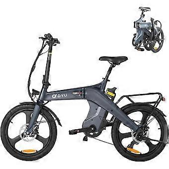 DYU T1 Folding Electric City Lighter Bike 20" Tires 250W 36V10Ah Torque Sensor