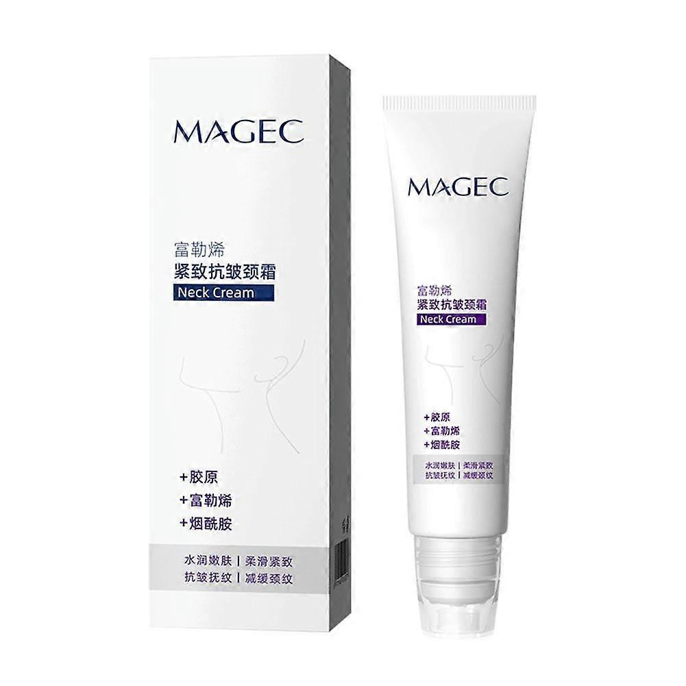 Roller-Massagecreme – Angereichert mit Retinol und Hyaluronsäure – Strafft den Hals, reduziert Falten und Doppelkinn