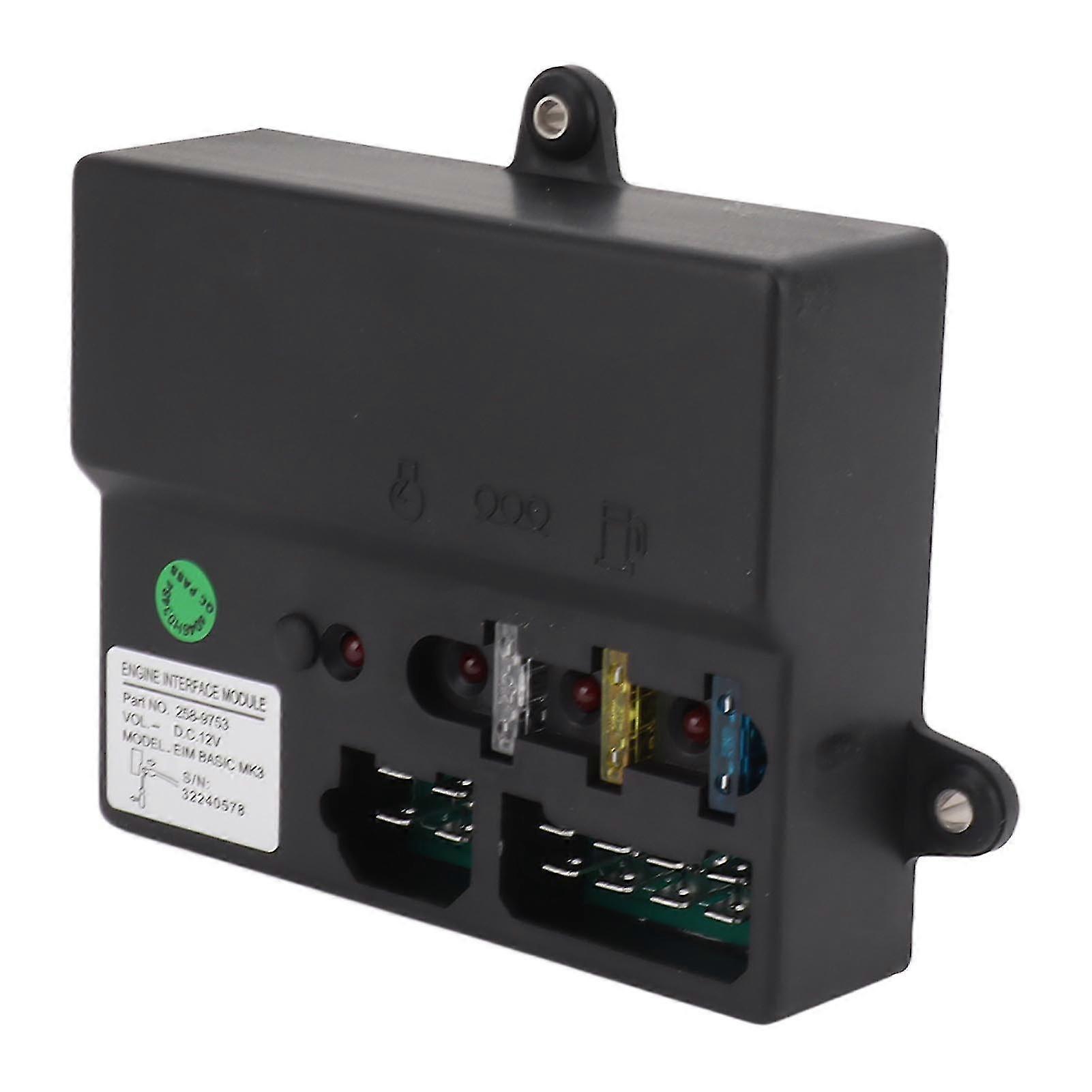 Generator Controller Multifunctional 147mm Mounting Hole Distance Engine Interface Module 258 9754 258 9753 MK3 12V