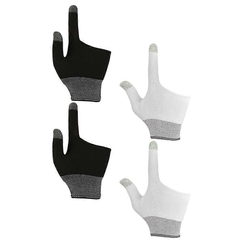 Guanti da gioco per cellulari, 2 paia, resistenti, per touchscreen.
