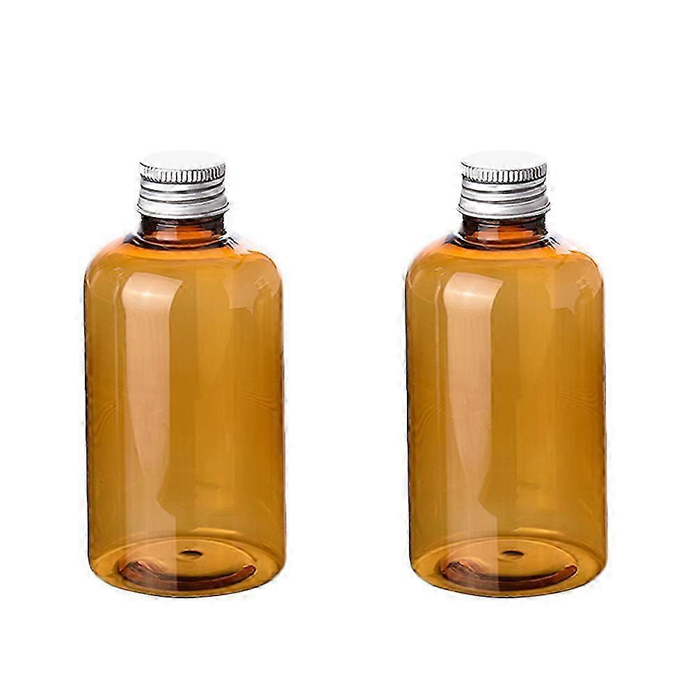 Plastic Empty Bottle Lotion Container with Aluminium Lid 10Pcs