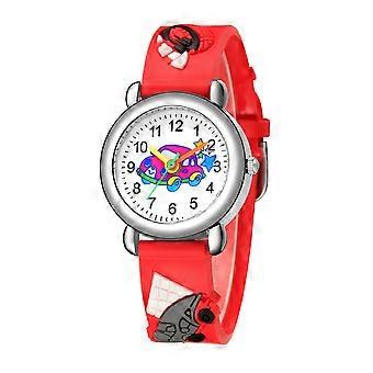 Orologio 3D per bambini, multifunzione al quarzo con motivo a macchina, 1 pezzo