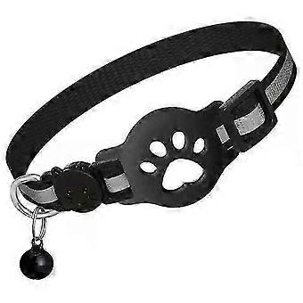 GPS Location Tracker for Cats, Cat Tracker Compatible with Airtag & Androids, Waterproof Reflective Collar with Safety Buckle, No Monthly Fee
