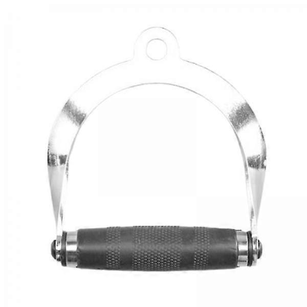 2x D Shape Row Handle Triceps Strength Training Sturdy Pulley System Cable