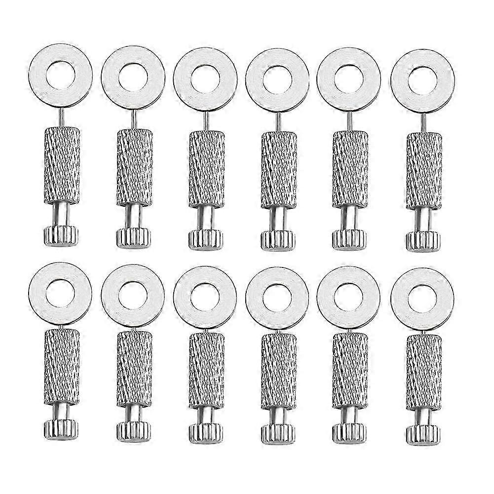 12Pcs DIY Leather Located Needles Tools,Position Leather Edges Lock