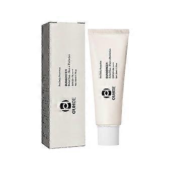 OUHOE Rice Probiotic Protective Cream, Refreshing Anti-UV Moisturizing Face Protective Cream