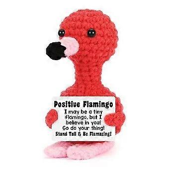 Handmade Emotional Support Crochet Dolls - Positive Affirmation Gifts for Anxiety Relief & Stress Management