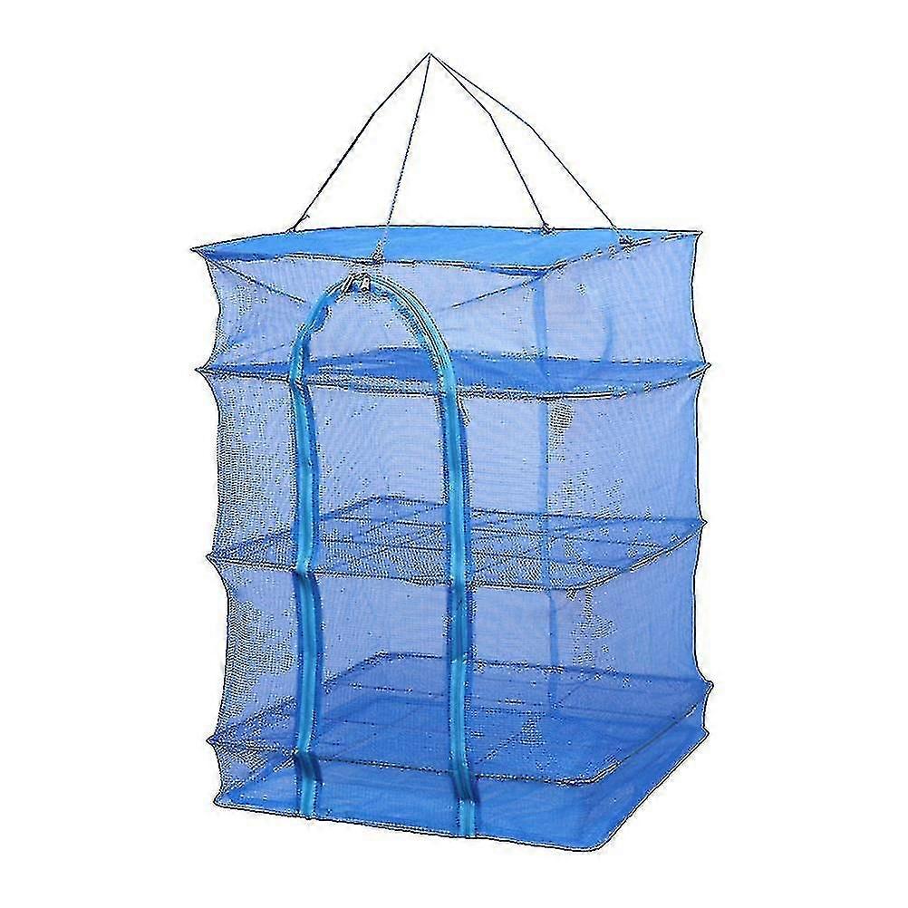 1pc Folding Drying Net Multi-function Drying  Vegetable Fish Hanging Mesh