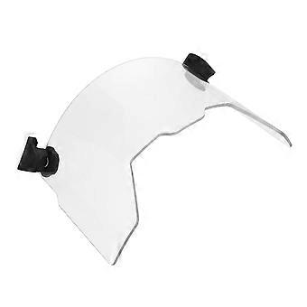 Viseira de capacete de futebol Viseira de proteção facial de bloco UV Substituição de lente de plástico transparente para acessórios de capacete esportivo