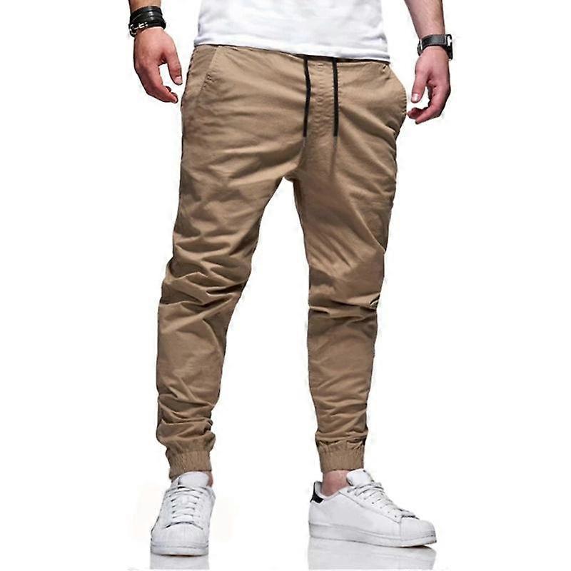 Leichte Herren-Freizeithose mit elastischem Bündchen