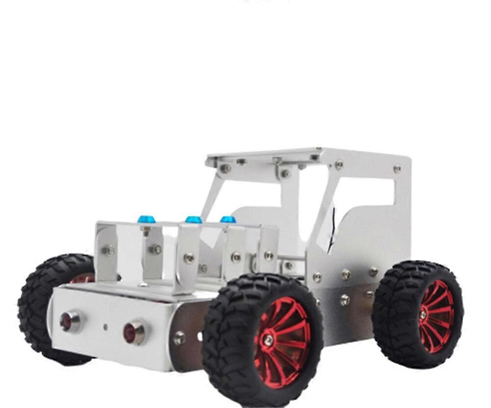 Diy Tractor Aluminous Smart Rc Robot Car Chassis Base Kit