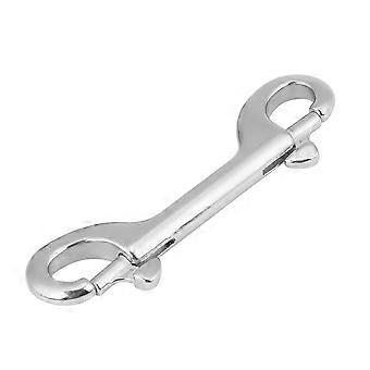 Langlebige Edelstahl doppelseitige Clip Hook Bolt Snap Scuba Diving Schnalle (115mm)
