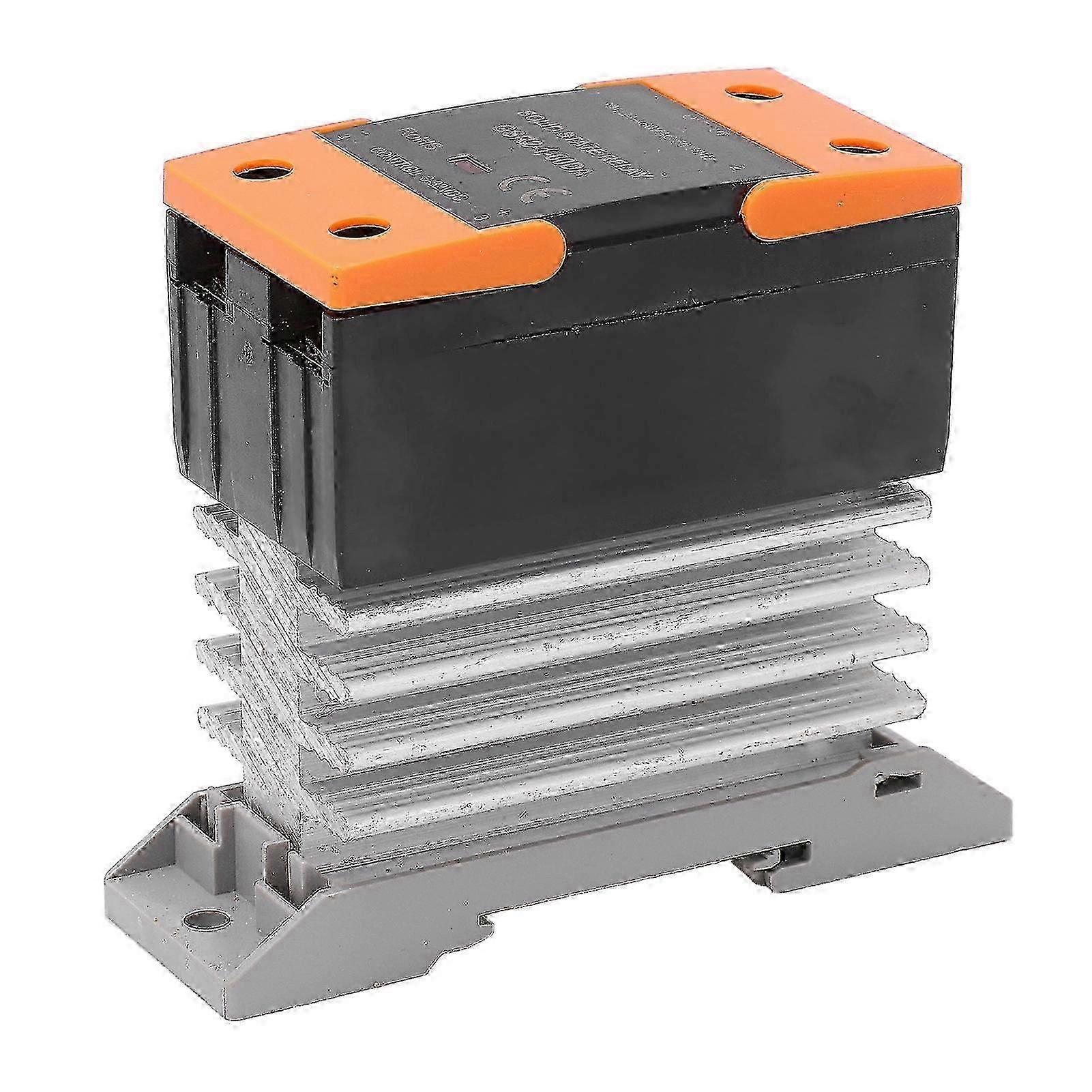Solid State Relay Small RF Interference DC Control AC Industrial Solid State Relay with Heat Sink DC3?32V