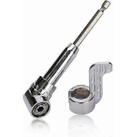 105 Degree Right Angle Bevel Screwdriver 1/4 Hex Bit