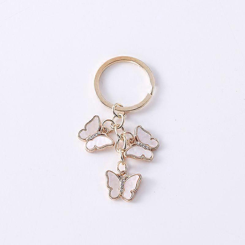 diamond butterfly keychain