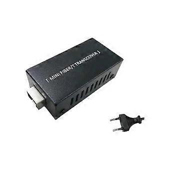 Rj45 Gigabit Fiber Optic Transceiver Sfp Single-Mode Single Fiber 1.25g 100/1000m Fiber Optic Transceiver EU Plug