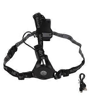 Lâmpada LED Chest Light Night Running 3 Modos IP65 impermeável USB recarregável para esportes ao ar livre Camping Jogging Caminhadas