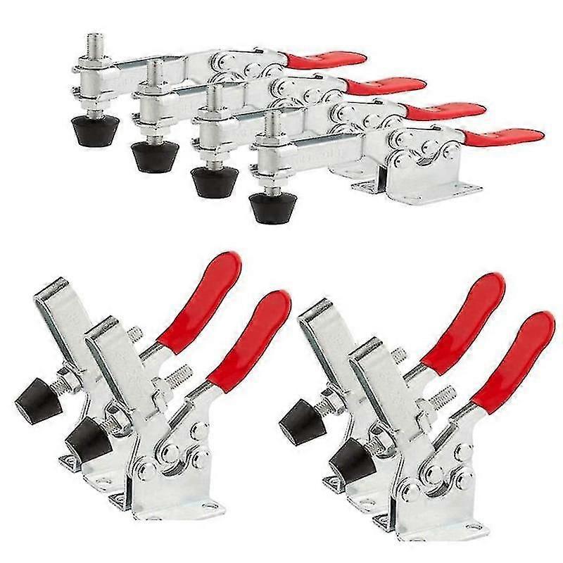 8 Pack 201b Toggle Clamp, Heavy Quick-release Clamp For Jointer Jig