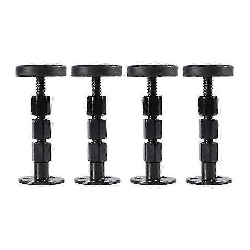 4PCS Headboard Stoppers, Adjustable Threaded Bed Frame Anti-Shake Tool, Bed Shake Support Stabilizer