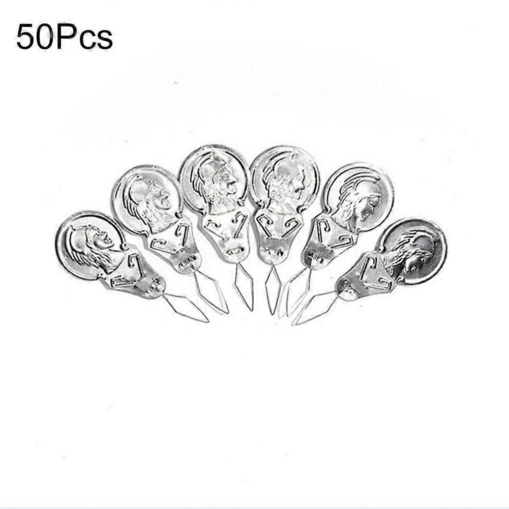 50Pcs Bow Wire Needle Threader Stitch Insertion Machine Hand Sewing Thread Tool