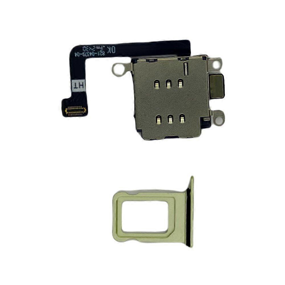 Dual Sim Reader and Sim Tray for iPhone 15 Plus White